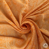 Pashminaschal "Muchu" (मुचू) – Orange, handgewebt