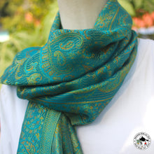 Load image into Gallery viewer, Seidenschal "Janm" (जन्म)