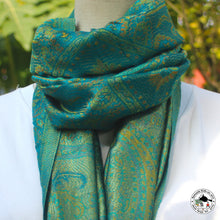 Load image into Gallery viewer, Seidenschal "Janm" (जन्म)