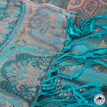 Load image into Gallery viewer, Seidenschal "Aasanad" (आसनद)