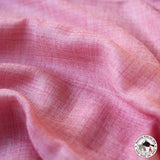 Kaschmirtuch "Vanaspati" (वनस्पति) – Rosa, handgewebt
