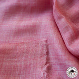 Kaschmirtuch "Vanaspati" (वनस्पति) – Rosa, handgewebt