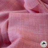 Kaschmirtuch "Vanaspati" (वनस्पति) – Rosa, handgewebt