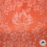 Kaschmirtuch "Shoth" (शोथ) – Orange, handgewebt