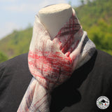 Kaschmirtuch "Kachuwa" (कचुवा) – Rot, handgewebt