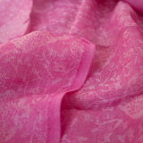 Kaschmirtuch "Sankalpa" (संकल्प) – Rosa, handgewebt