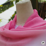 Kaschmirtuch "Sarkuwa" – Rosa, handgewebt