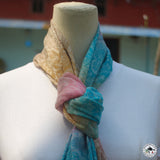 Kaschmirtuch "Avidya" – Beige, handgewebt