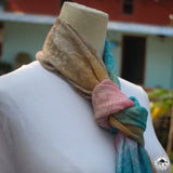 Kaschmirtuch "Avidya" – Beige, handgewebt