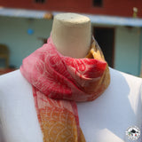 Kaschmirtuch "Papanca" (पपन्च) – Rot, handgewebt