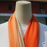 Kaschmirtuch "Manari" (मनरी) – Orange, handgewebt