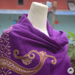 Kaschmir Schal "Gurukul" (गुरुकुल )