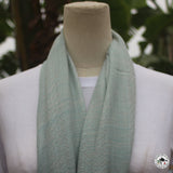 Kaschmirtuch "Gokul" – Blau, 100 % Kaschmir, handgewebt