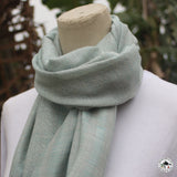 Kaschmirtuch "Gokul" – Blau, 100 % Kaschmir, handgewebt