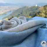 Kaschmirschal "Deupur" – 100 % Kaschmir, handgewebt in Nepal