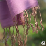Tuch "Dhub" – Rosa, handgewebt