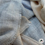 Kaschmirtuch "Suwarna" (सुवर्ण) – Beige, 100 % Kaschmir, handgewebt
