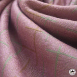 Tuch "Dhub" – Rosa, handgewebt