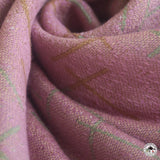 Tuch "Dhub" – Rosa, handgewebt