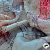 Kaschmirtuch "Kachuwa" (कचुवा) – Rot, handgewebt