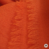 Kaschmirtuch "Manari" (मनरी) – Orange, handgewebt