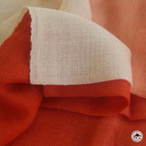 Kaschmirtuch "Manari" (मनरी) – Orange, handgewebt