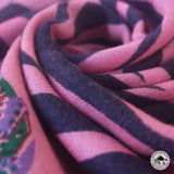 Kaschmirtuch "Srinagar" (श्रीनगर) – Rosa, handgewebt