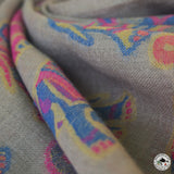 Kaschmirtuch "Haati" – Beige, handgewebt