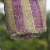 Kaschmirtuch "Nischala" (निस्चल) – Lila, handgewebt