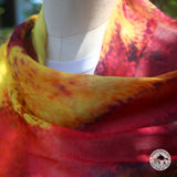 Kaschmirtuch "Juwala" (जुवाला) – Rot, handgewebt
