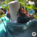 Kaschmirtuch "Lakhu" (लाखु) – Türkis, handgewebt
