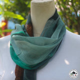 Kaschmirtuch "Lakhu" (लाखु) – Türkis, handgewebt