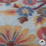 Kaschmirtuch "Parva" (पर्व) – Blau, handgewebt