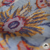 Kaschmirtuch "Parva" (पर्व) – Blau, handgewebt