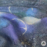 Kaschmirtuch "Itihash" (इतिशाश) – Blau, handgewebt