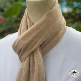 Kaschmirtuch "Fulkumari" (फूलकुमारी) – Beige, handgewebt