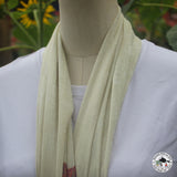 Kaschmirtuch "Aula" – Beige, handgewebt