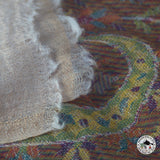 Kaschmirtuch "Fulkumari" (फूलकुमारी) – Beige, handgewebt