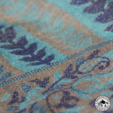 Kaschmirtuch "Swotantra" (स्वोतन्त्र) – Türkis, handgewebt