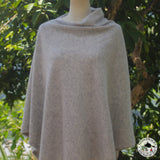 Handgewebter Kaschmir Poncho "Fulmala" (फूलमाला)