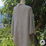 Handgewebter Kaschmir Poncho "Fulmala" (फूलमाला)