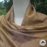 Kaschmirtuch "Sparsha" (स्पर्श) – Beige, handgewebt