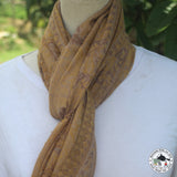 Kaschmirtuch "Sparsha" (स्पर्श) – Beige, handgewebt
