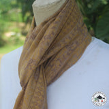 Kaschmirtuch "Sparsha" (स्पर्श) – Beige, handgewebt