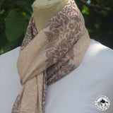 Kaschmirtuch "Kharani" (खरानी) – Beige, handgewebt