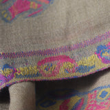 Kaschmirtuch "Mautey" (मौतेय) – Braun, handgewebt