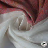 Kaschmirtuch "Aula" – Beige, handgewebt