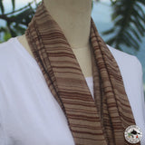 Kaschmirtuch "Andolan" (आन्दोलन) – Braun, handgewebt