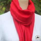 Pashminaschal "Larkya" (लार्क्य) – Rot, handgewebt