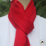 Pashminaschal "Larkya" (लार्क्य) – Rot, handgewebt